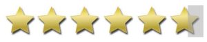 5.7 stars for effectiveness of presenters by Hit-the-Web Marketing