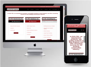EXO-TEC Website Redesign Mobile Friendly by Hit-the-Web Marketing