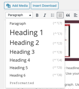 How to Format the Perfect Blog | Defining Headers in WordPRess Blog